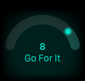 Readiness score of 8, Go For It