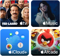 iPad, Apple One offer promo, buy any new iPad, get 3 free months of Apple One, which features these services together; Apple TV, Apple Music, iCloud+ and Apple Arcade