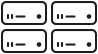 Four Mac Studio icons stacked two by two