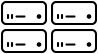 Four Mac Studio icons stacked two by two